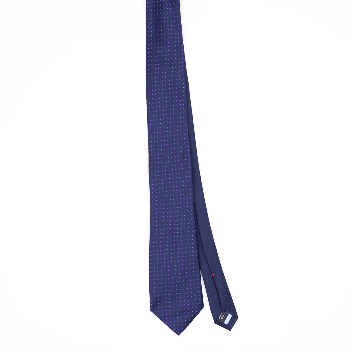 Front Front of Vintage Tommy Hilfiger Polka Dot Patterned Tie