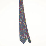 Front Front of Vintage 1990's Cambridge Classics Floral Patterned Tie