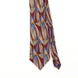 Front Detail of Vintage 1990's Stonehenge Cocktail Collection Geometric Patterned Tie