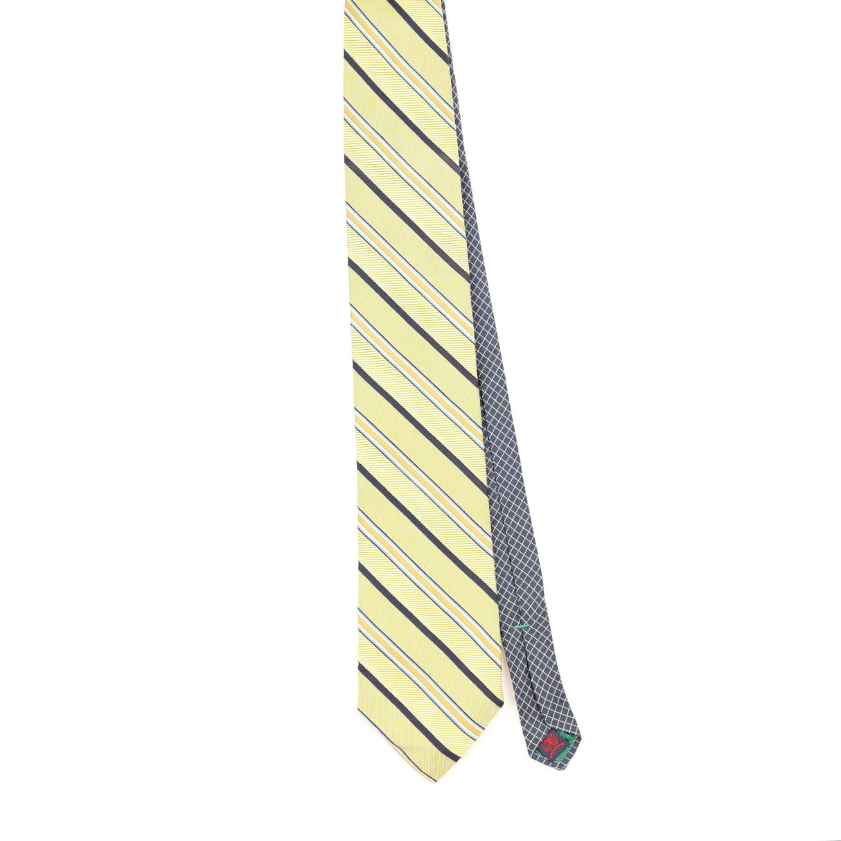 Front Front of Vintage 1990's Tommy Hilfiger Striped Patterned Tie