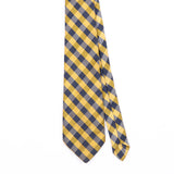 Front Front Detail of Vintage 1980's Plaids & Checks Patterned Tie