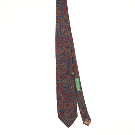Front Front of Vintage 1990's Paisley Patterned Tie