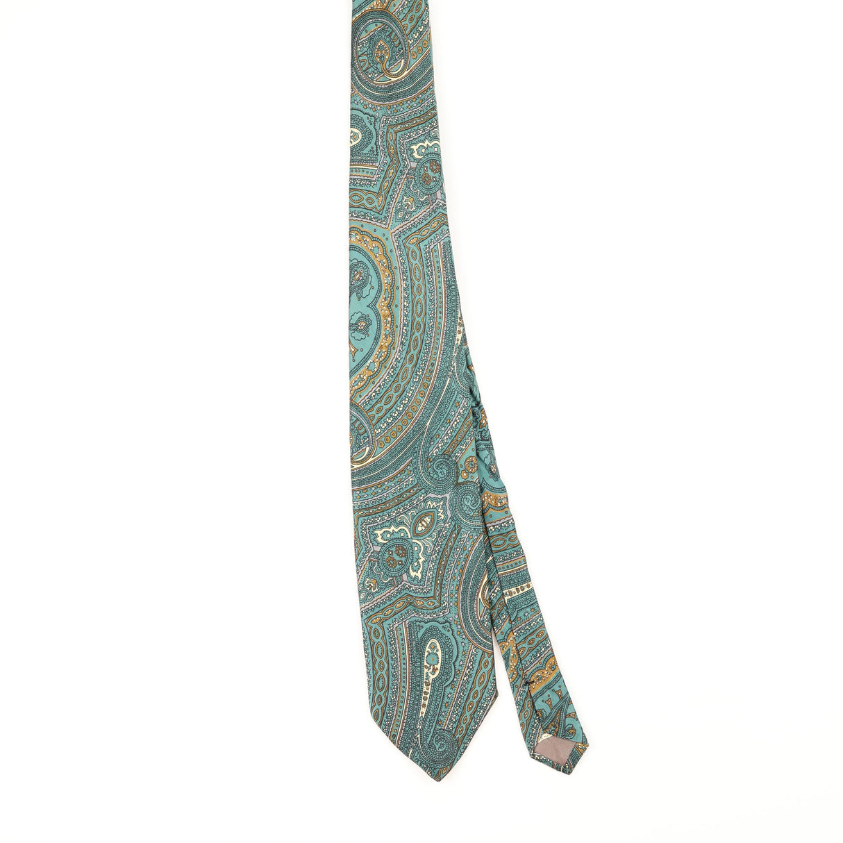 Front of Vintage 1990's Paisley Patterned Tie