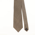Front Detail of Vintage Zilli Geometric Patterned Tie