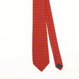 Front Detail of Vintage 1990's Pierre Balmain Geometric Patterned Tie