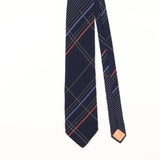 Front Detail of Vintage 1990's Ted Lapidus Abstract Patterned Tie