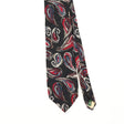 Front Front Detail of Vintage 1990's Tom James Paisley Patterned Tie
