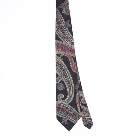 Front Front of Vintage 1990's Pal Zileri Paisley Patterned Tie