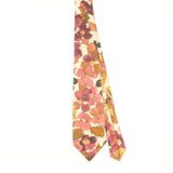 Front of Vintage 1980's Floral Patterned Tie