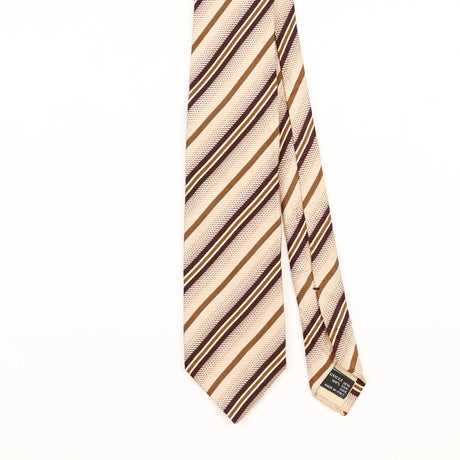 Front Detail of Vintage Gucci Striped Patterned Tie