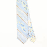 Front Front Detail of Vintage 1980's Floral Patterned Tie
