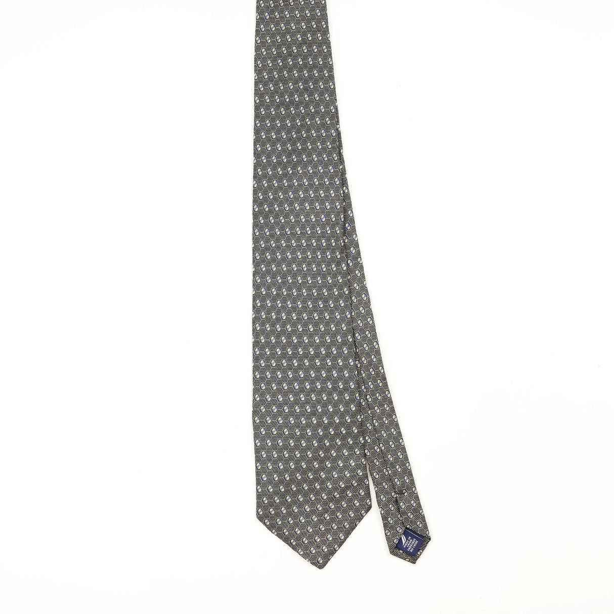 Front Front of Vintage Nautica Geometric Patterned Tie
