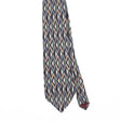 Front Front Detail of Vintage 1990's Henry Grethel Geometric Patterned Tie