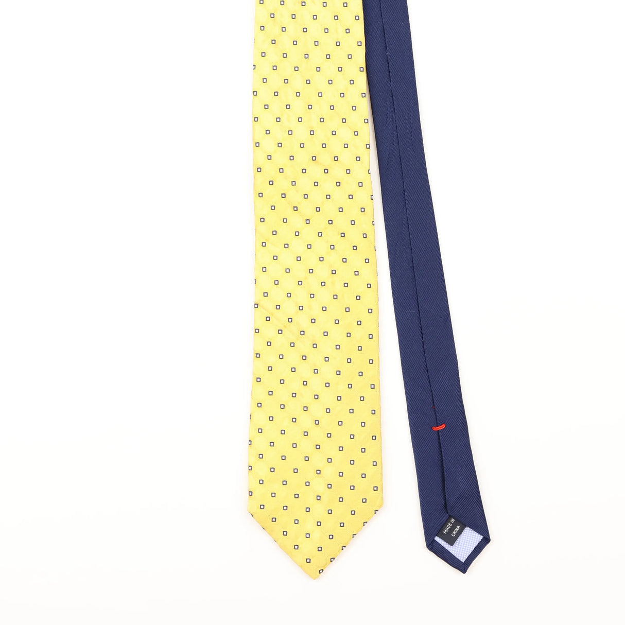 Front Detail of Vintage Tommy Hilfiger Geometric Patterned Tie
