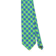 Front Front Detail of Vintage 1990's T.M. Lewin Geometric Patterned Tie