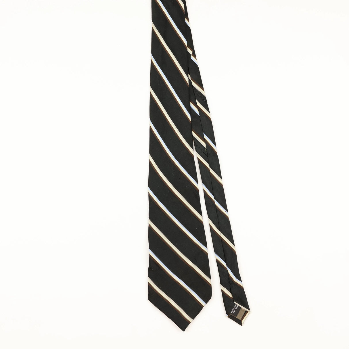 Front of Vintage Calvin Klein Striped Patterned Tie
