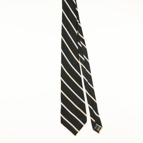 Front of Vintage Calvin Klein Striped Patterned Tie