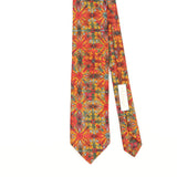 Front Detail of Vintage 1990's Abstract Patterned Tie