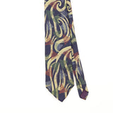 Front Detail of Vintage Abstract Patterned Tie