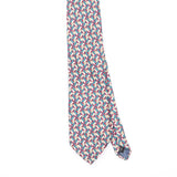Front Front Detail of Vintage 1990's Kenneth Cole Geometric Patterned Tie