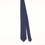 Front of Vintage Polka Dot Patterned Tie
