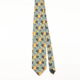 Front of Vintage Geometric Patterned Tie