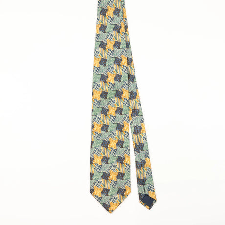 Front of Vintage Geometric Patterned Tie