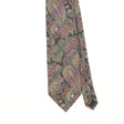 Front Front Detail of Vintage Paisley Patterned Tie