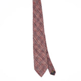 Front Front of Vintage 1990's Plaids & Checks Patterned Tie