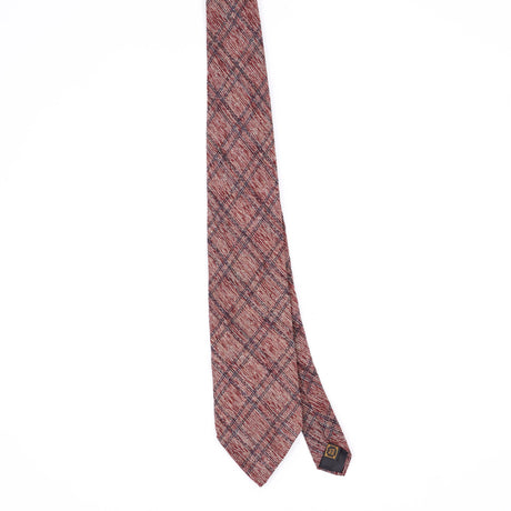 Front Front of Vintage 1990's Plaids & Checks Patterned Tie