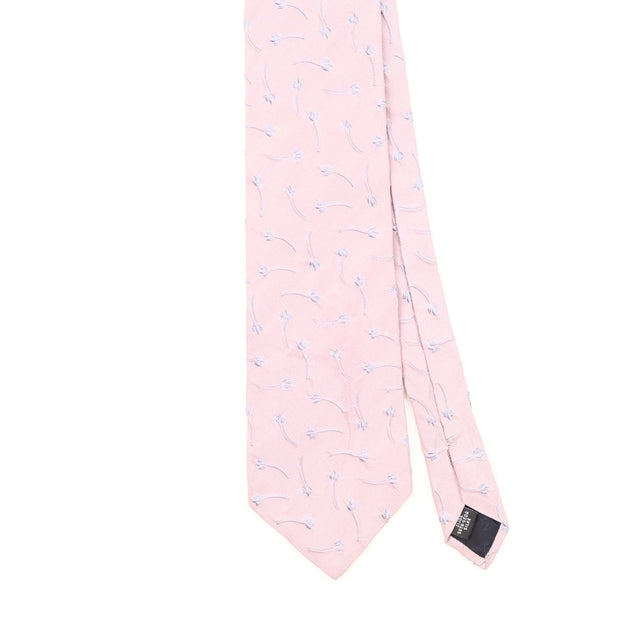 Front Front Detail of Vintage 1990's Pierre Balmain Floral Patterned Tie