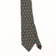Front Front Detail of Vintage 1990's Christian Dior Circles Geometric Patterned Tie