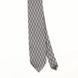 Front Front Detail of Vintage 1990's Ovals Geometric Patterned Tie