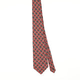 Front of Vintage 1990's Hoops Geometric Patterned Tie