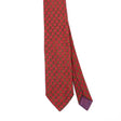 Front Front Detail of Vintage 1980's Foulard Paisley Patterned Tie