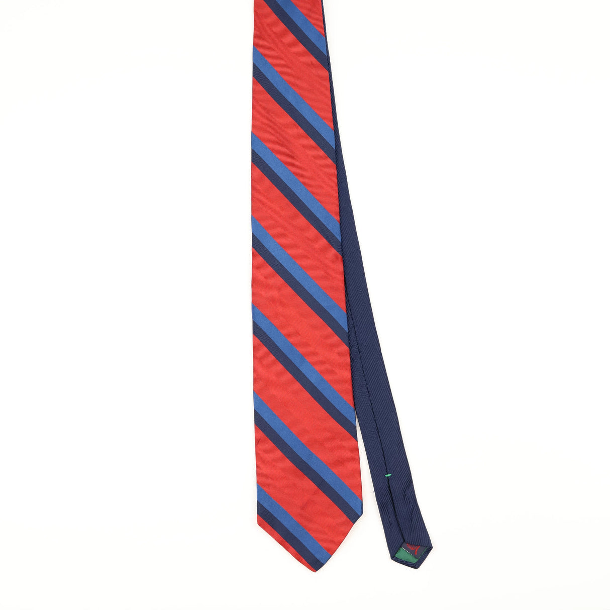 Front of Vintage 1990's Tommy Hilfiger Striped Patterned Tie