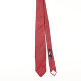 Front of Vintage Christian Dior Geometric Patterned Tie