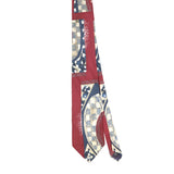 Front of Vintage 1990's Henry Grethel Abstract Patterned Tie