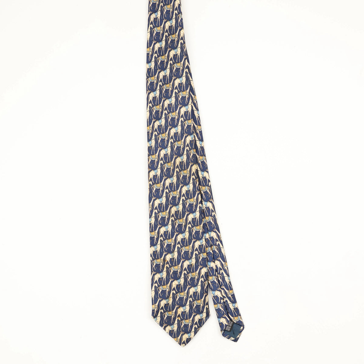 Front Front of Vintage 1990's Jonelle Horses Animal Print Patterned Tie