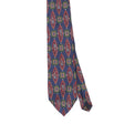 Front Front Detail of Vintage 1990's Bill Blass Geometric Patterned Tie