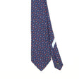 Front Detail of Vintage 1990's Salvatore Ferragamo Geometric Patterned Tie
