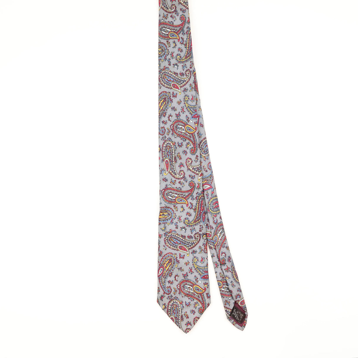 Front of Vintage Paisley Patterned Tie