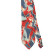 Front Front Detail of Vintage 1990's Christian Dior Abstract Patterned Tie