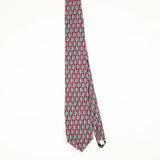 Front Front of Vintage 1990's Harvé Benard Geometric Patterned Tie