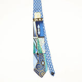 Front Front of Vintage 1990's Geometric Patterned Tie