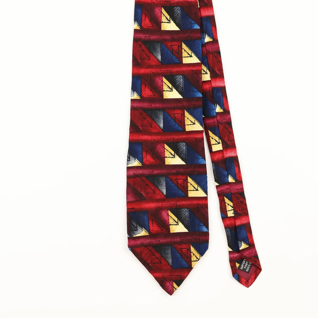 Front Detail of Vintage 1990's Manhattan Abstract Patterned Tie