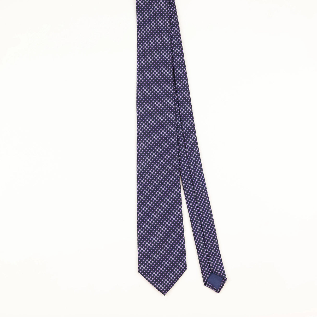 Front of Vintage 1990's Cerruti 1881 Geometric Patterned Tie