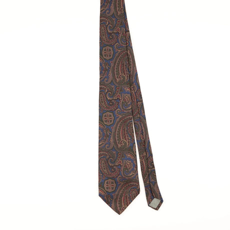 Front of Vintage 1990's Pierre Balmain Paisley Patterned Tie