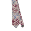 Front Front Detail of Vintage 1980's Pierre Cardin Geometric Patterned Tie