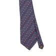 Front Front Detail of Vintage 1990's Ermenegildo Zegna Geometric Patterned Tie